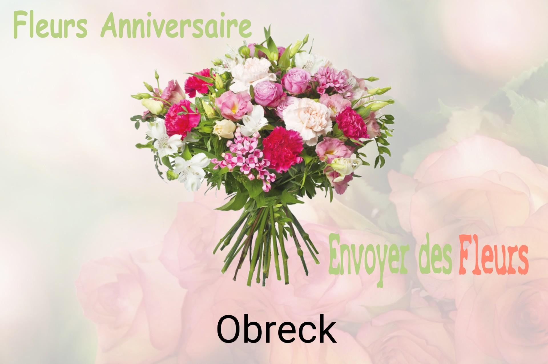 Bouquet de fleurs d’anniversaire livré à Obreck